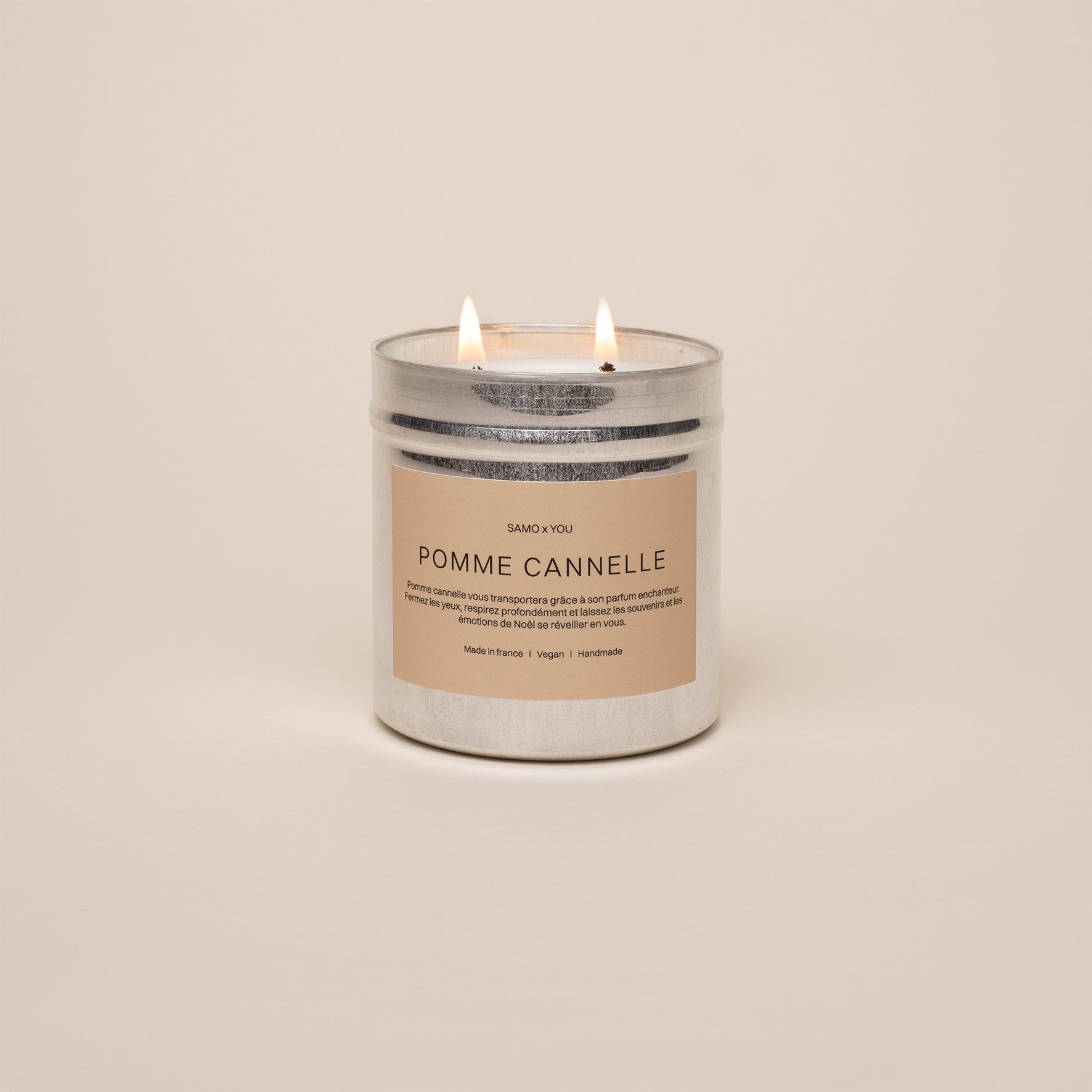 Bougie parfumée Pomme canelle  - Samo x you